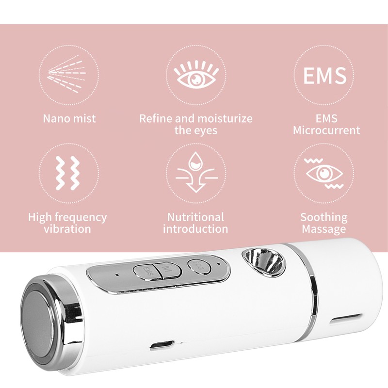 Handheld Eye Massager Wand EMS Sooth Fade Dark Circles Vibration