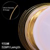 MIKIMIQI Jewelry Wire - 328Ft, 26 Gauge, Tarnish Resistant, Copper,
