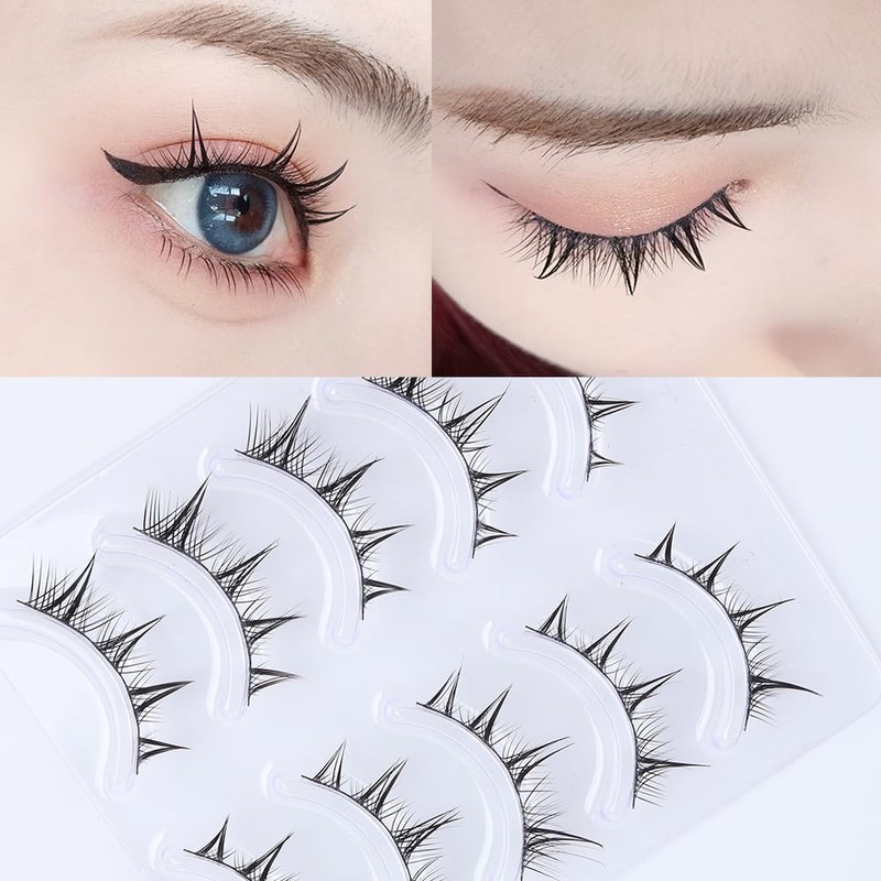False Eyelashes, Cosplay Makeup Eyelashes, Short Eyelashes, Top Eyelashes, Popular,