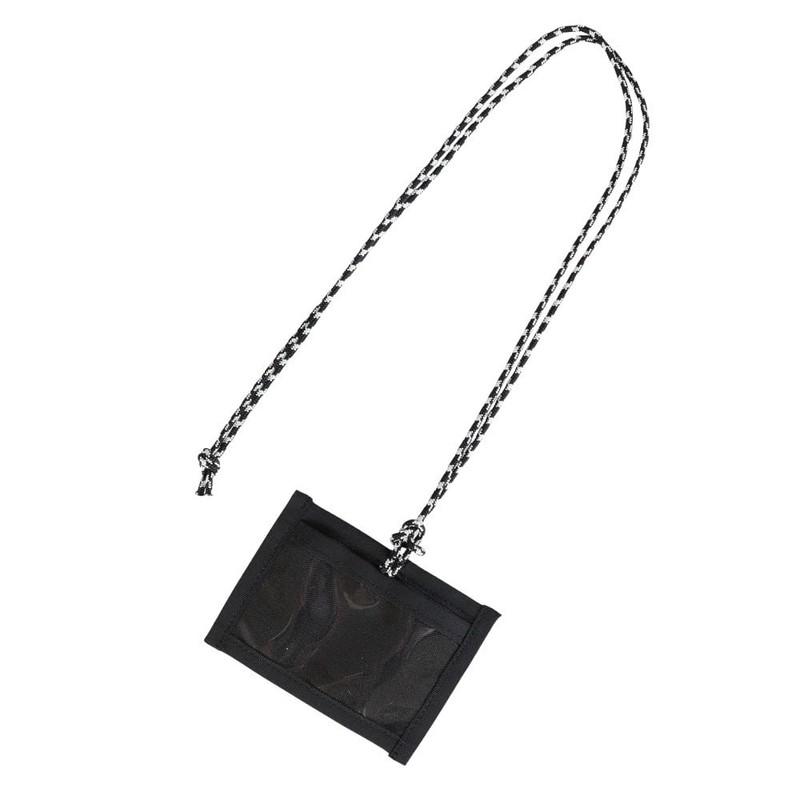 CHUMS Men's ID Card Holder Recycle ID Card Case, black