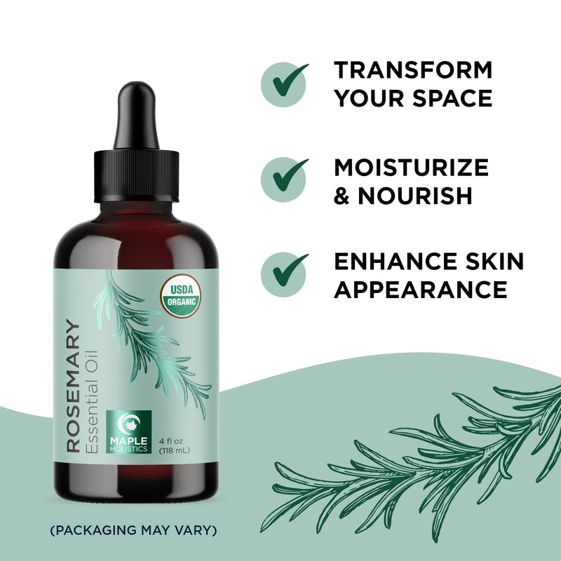 Maple Holistics Organic Large Size Rosemary and Pumpkin Seed Hair