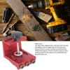 Pocket Hole Jig Set Aluminum Alloy Pocket Dowel Hole Jig