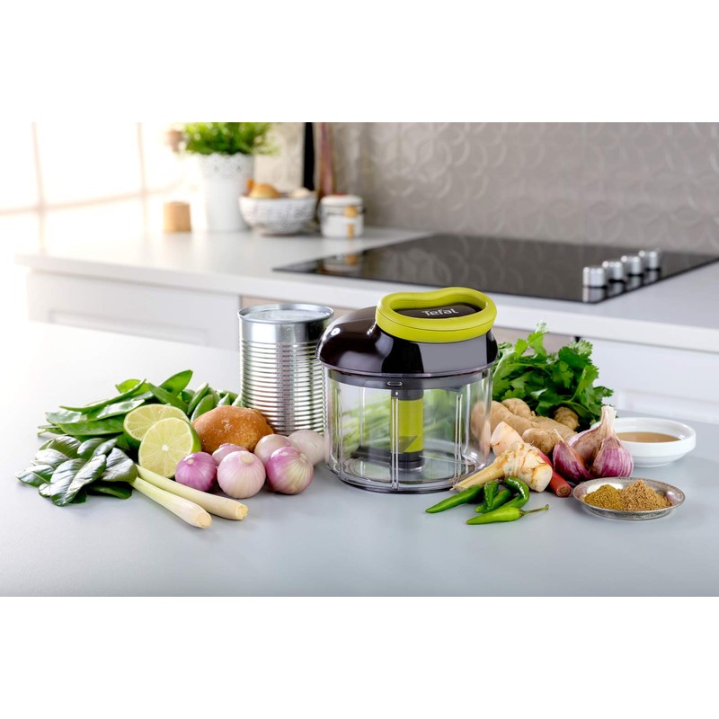 Tefal K1321324 Manual Chopper 5 Seconds | with Special Puree