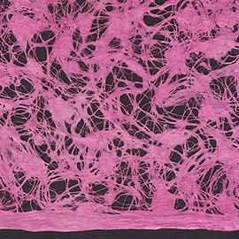 Amate Bark Paper from Mexico - Lace Rosa 15.5x23 Inch Sheet