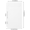 luvtree 24 Pcs A6 Clear Binder Insert Pocket,No Zipper 6