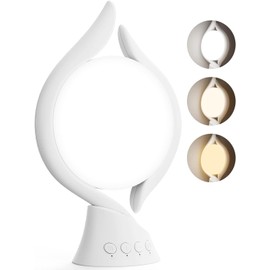 Wopigh Daylight Lamp 10,000 Lux, Sunlight Lamp with 3 Light Colours, 4 Timers, 5 Adjustable and Memory Function, Light Intensity, UV-Free Sunlight Lamp for Home/Office (Blanco, 2)