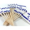 JBCD Israel Toothpick Flag Israeli Mini Small Cupcake Topper Flags,