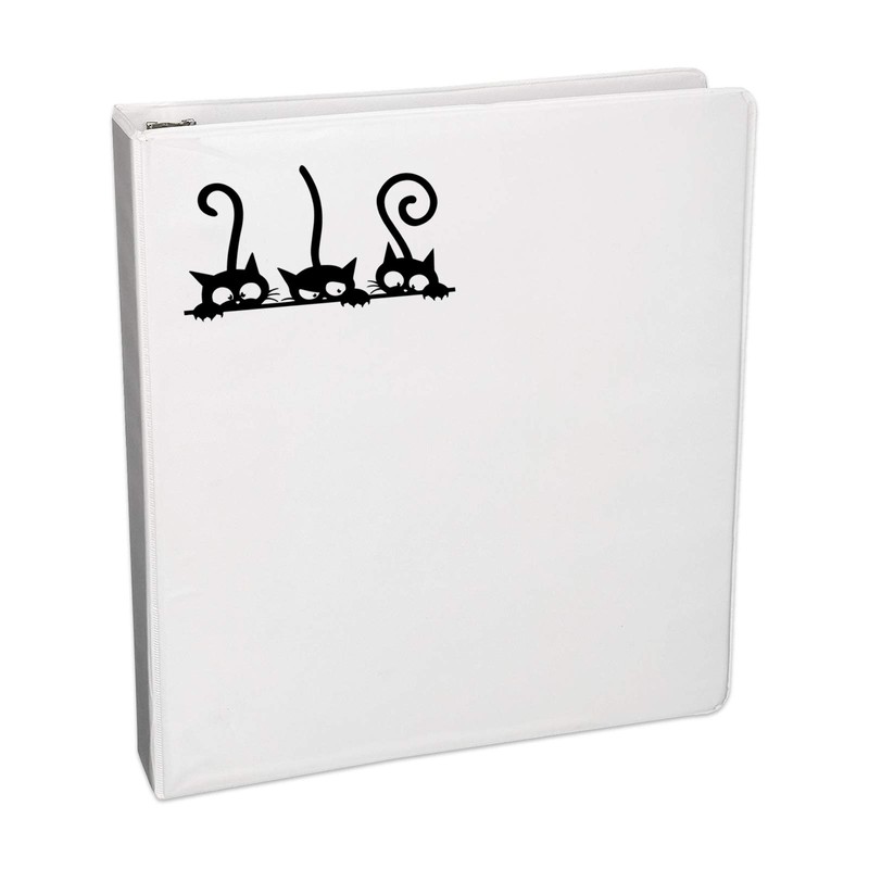 Bargain Max Decals Naughty Cats Silhouette Decal Notebook Car Laptop