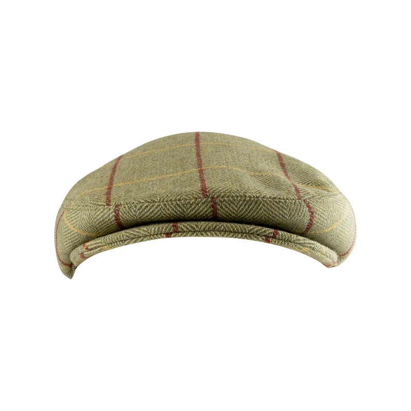 JACK PYKE Wool Blend Flat Cap Tweed 60cm