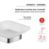 Gedy Tonga Soap Dish, Chrome