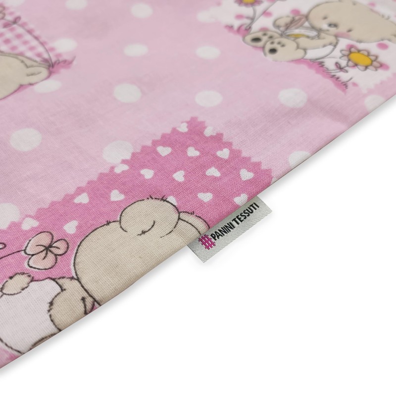 Panini Tessuti Wickeltasche für Kindertagesstätten aus 100% Baumwolle, 34 x