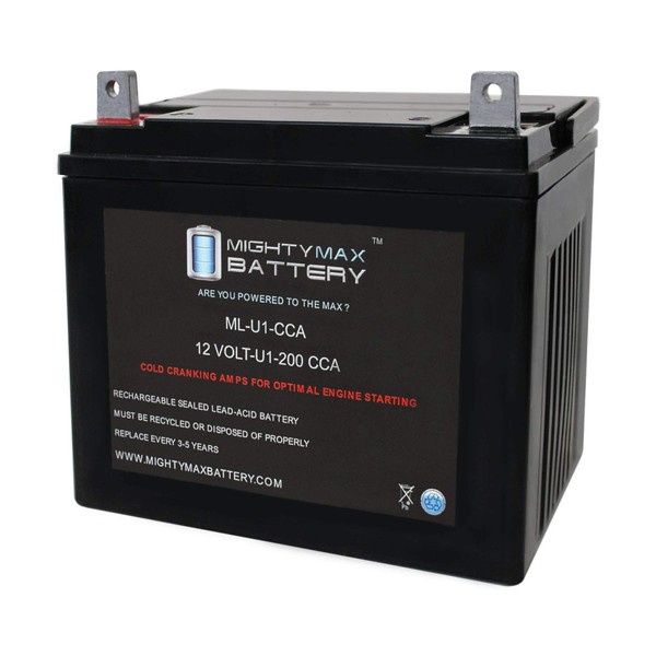 Mighty Max Battery ML-U1 12V 200CCA Battery for Toro 9-38