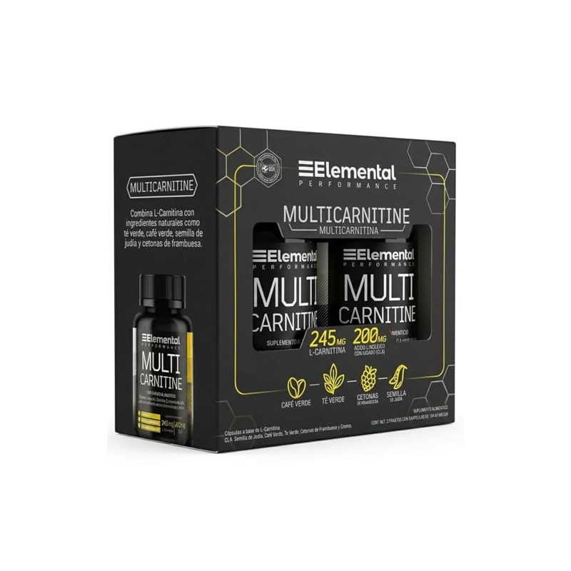 ELEMENTAL Multi L-Carnitina + CLA 500 mg Duo Pack 60