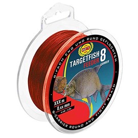 WFT TF8 Feeder Blood Red 200 m 0.12 mm 8 kg Fishing Line for Feeders, Braided Line for Feeder Fishing, Feeder Line