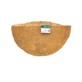 Bosmere 24" Pre-Formed Replacement Coco Liner with Soil Moist for Wall Basket,Brown