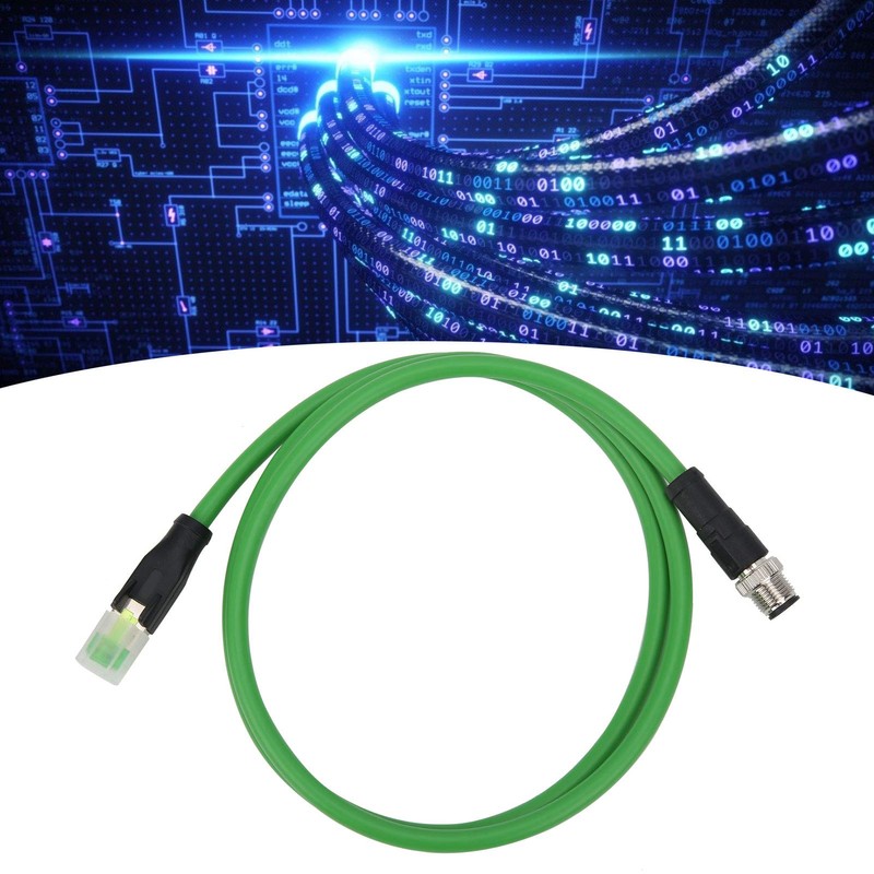 Eujgoov 1 m / 3,28 Pies Cable Blindado Ethernet Industrial