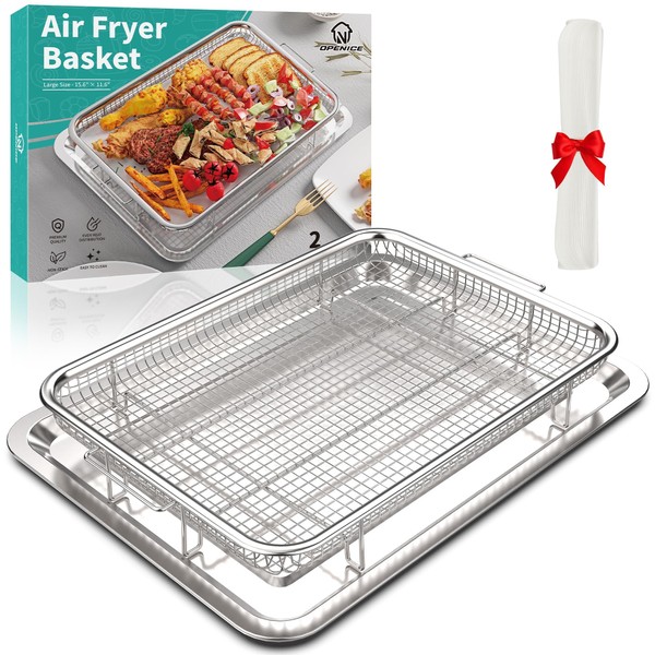 Air Fryer Basket for Oven, OPENICE 15.6" x 11.6" Large