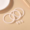 3pcs Food Jar Gaskets, Silicone Replacement O Ring with 3
