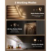 EZVALO 4-Pack Under Cabinet Lights, 2300mAh Rechargeable Motion Sensor Light
