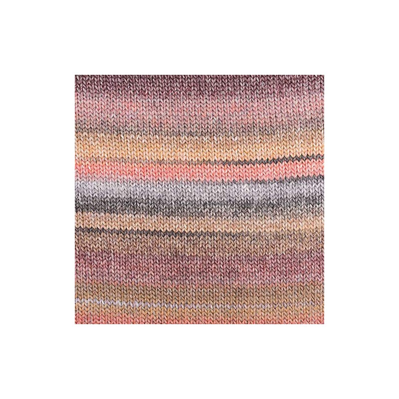 Wool Rico Creativ 90m 50g Washable - Gray/Pink