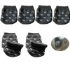 DraCra 8 Pack Luggage Wheel Cover Socks Full Wrap Fabric