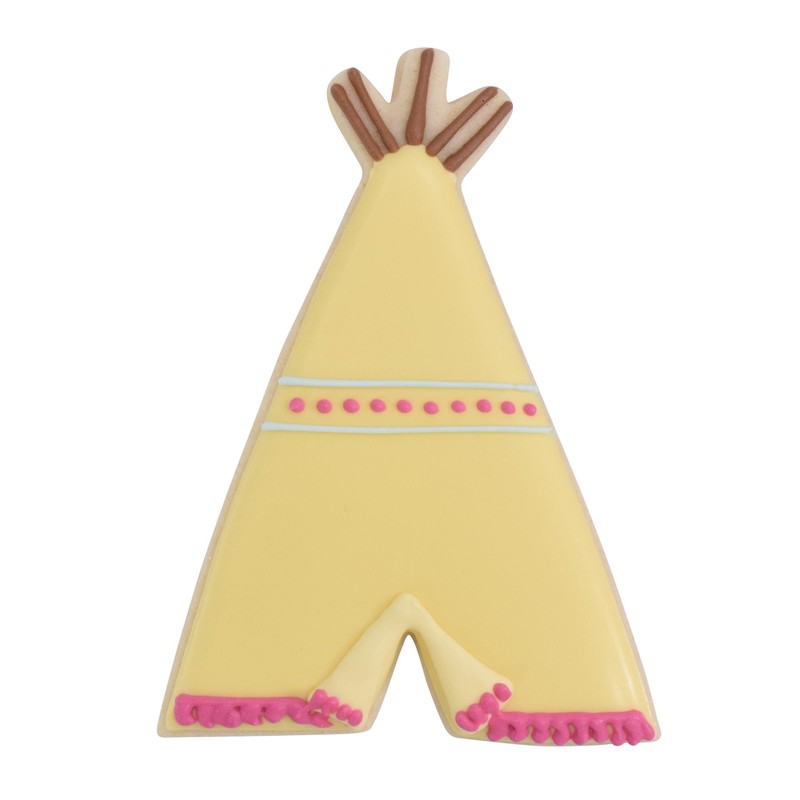 R&M Teepee Cookie Cutter 4" Steel