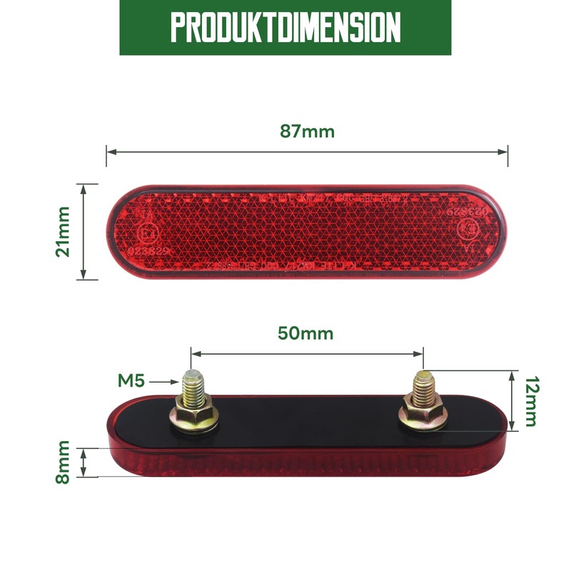 Aiyomi Pack of 2 87 x 21 x 8 mm