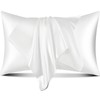 SUPA MODERN Pillow Cases White, Similar to Silk Pillow Cases