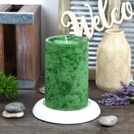 4 x 6 Inch Inch SLD Holiday Fores Scented Pillar Candle