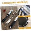 Sosoport Grill Plate Lifter Durable Stainless Steel Grate Clamp for