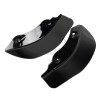 Unbranded Black ABS Wide Side Wing Wind Air Deflector Fit