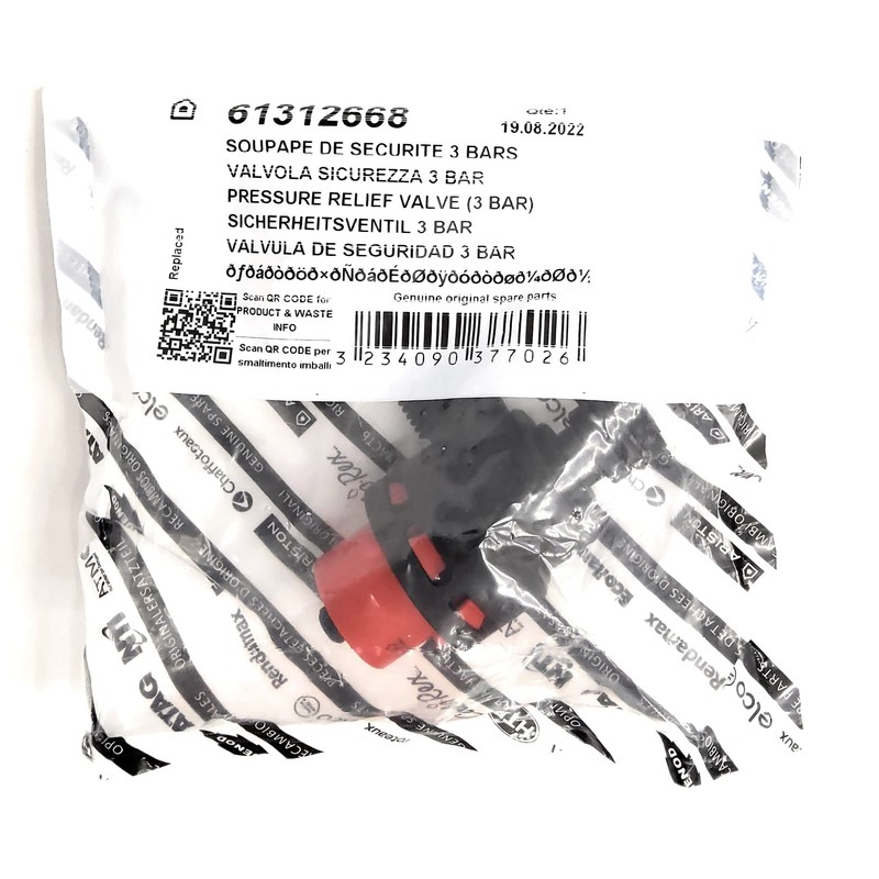 Chaffoteaux - Pressure relief valve - : 61312668