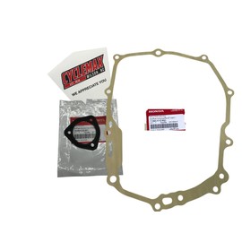Cyclemax One Pack Compatible with Honda GROM 125 Gasket Set Oil Spinner and Clutch Cover Gasket 2014-2020