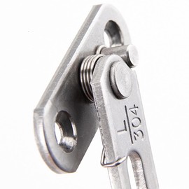 Pack of 2 PVC Window Restrictor Hooks, Child Safety Lock (Left-Handed + Right-Handed User)