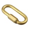 BNYZWOT Brass Quick Links D Shape Locking Quick Chain Repair