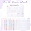 1Pack ADHD Cleaning Planner, Editable ADHD Cleaning Schedule Checklist Organizer,