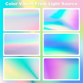 AirSun Thermal Holographic Stickers, 500 Pcs 2.25"x1.25" Printable Self-Adhesive Direct Thermal Printer Labels for Color Coding Label Printer, Custom Logo, QR Code, Name Price Tag, Thank You Sticker