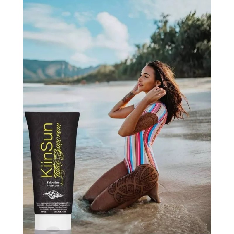 Kiinsun Bloqueador Solar Para Tatoo 100 Gr. Natural, Kiinsun