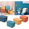 HapiLeap Storage Boxes With Lids, Stackable Plastic Storage Baskets for