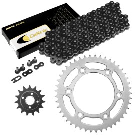 Honda Black Drive Chain And Sprocket Kit for Honda XR650L 1993-2018