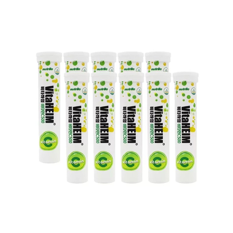 Vitaheim Effervescent Vitamins 20 tablets x 10 / 비타하임 발포비타민