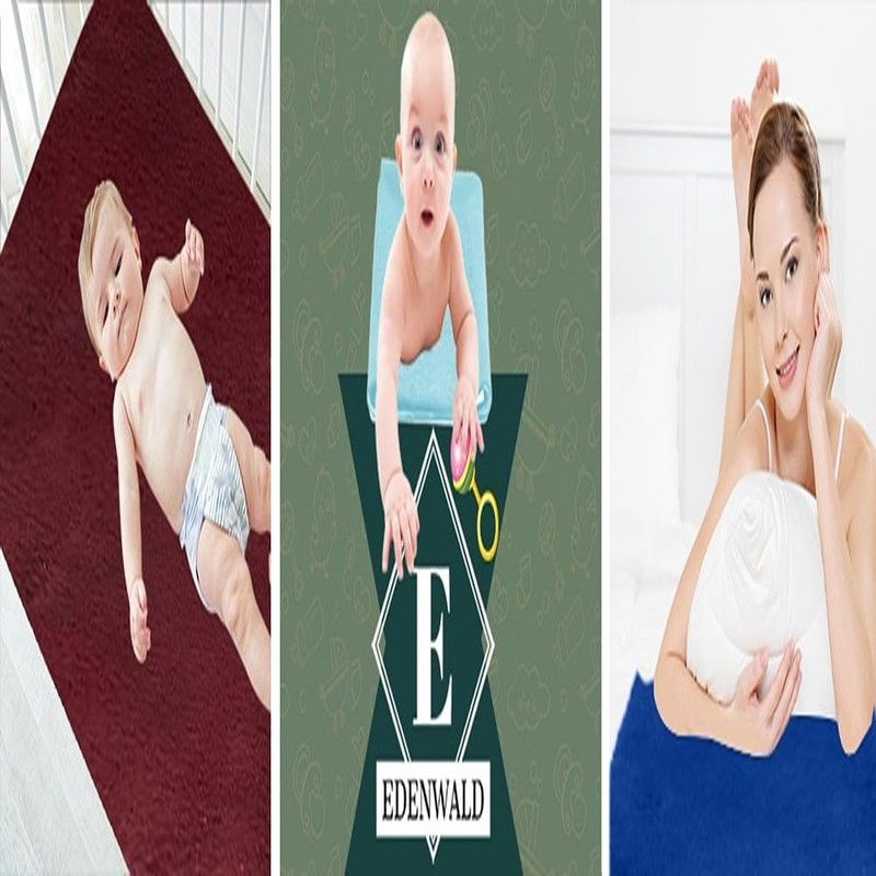 Edenwald Crib Mattress Protector Dry Sheet, Waterproof Bed Protector Sheets,