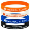 Functional Neurological Disorder (FND) Medical Alert Wristbands – Set of