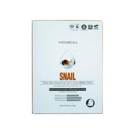 MediView One Day Essential Skincare Mask Pack 20ml - Snail 10 Sheets Medi View
