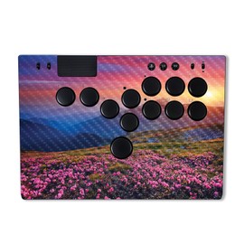 MightySkins Carbon Fiber Skin Compatible with Razer Kitsune - Field of Color | Protective Durable Textured Carbon Fiber Finish | Easy to Apply | Made in The USA