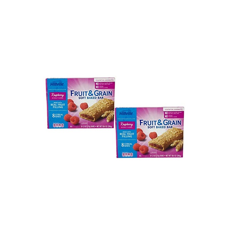 Millville Fruit & Grain Soft Baked Bar Naturally Flavored Real