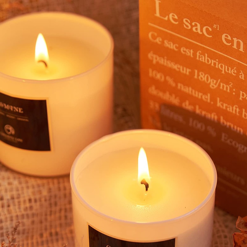 Chloefu LAN Premium Gardenia Scented Candle for Men & Women,