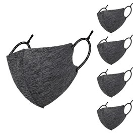 Happiness, Sports Mask, Washable, Washable, 3D Structure, Easy to Breathe Easily, No Painting, Running, Gym, Ear Cord Adjustment, Adjustable Drawstrings, Soft, Smooth Fabric, Comfortable to the Skin