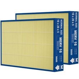 16x26x5 MERV16 Replacement Filter Compatible with Y6605 PureAir PCO3-16-16 Air Purifier, 2 Pack