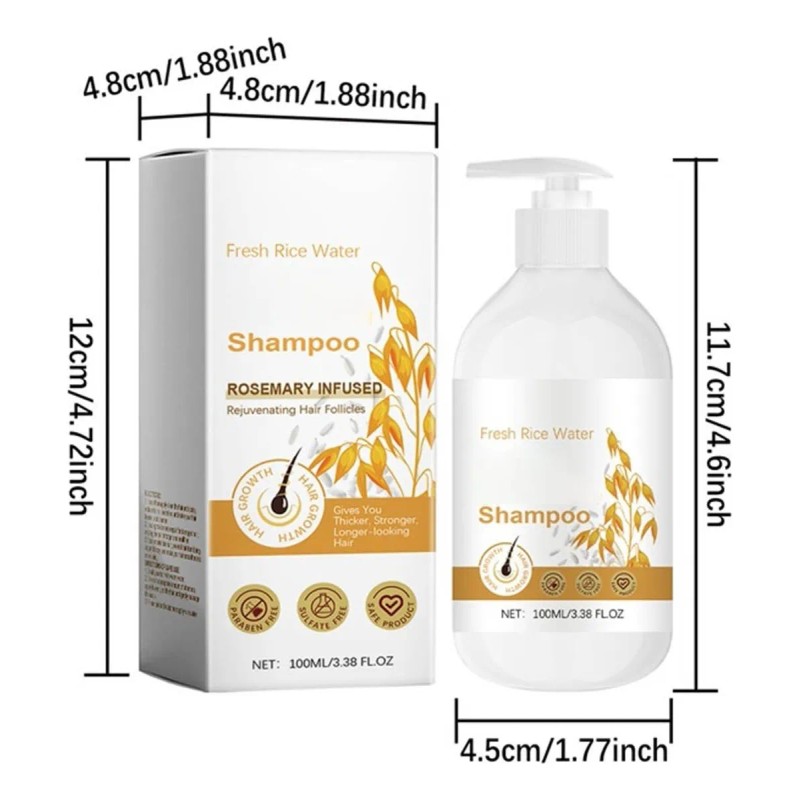 Champú De Agua Fermentada Con Biotina Y Cafeína Promote Hair